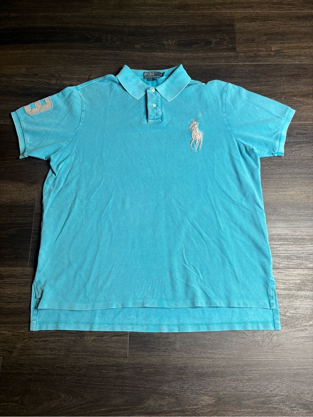 Polo Ralph Lauren Mens Big Pony Polo Shirt Blue Size XXL